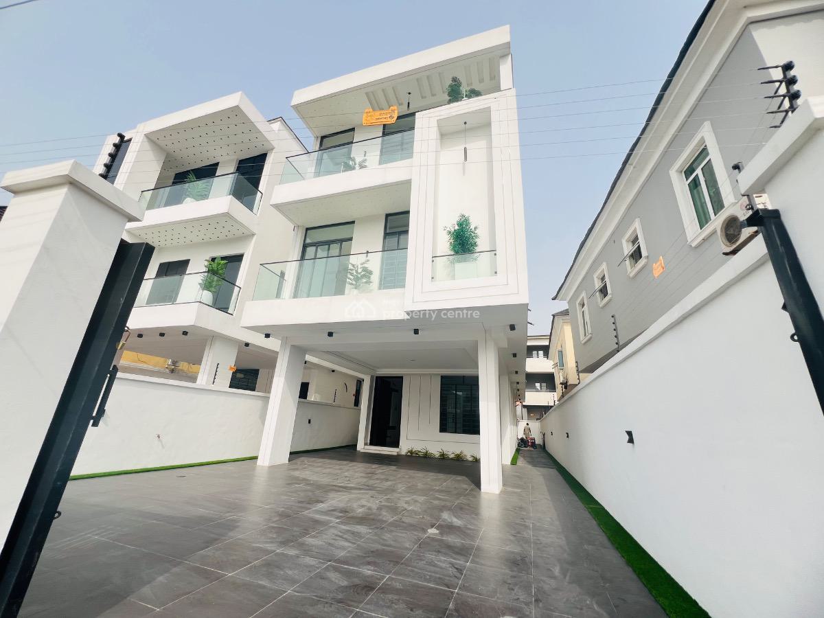 5 Bedroom Detached Duplex with Bq, Chevron Drive, Lekki, Lagos, Detached Duplex for Sale