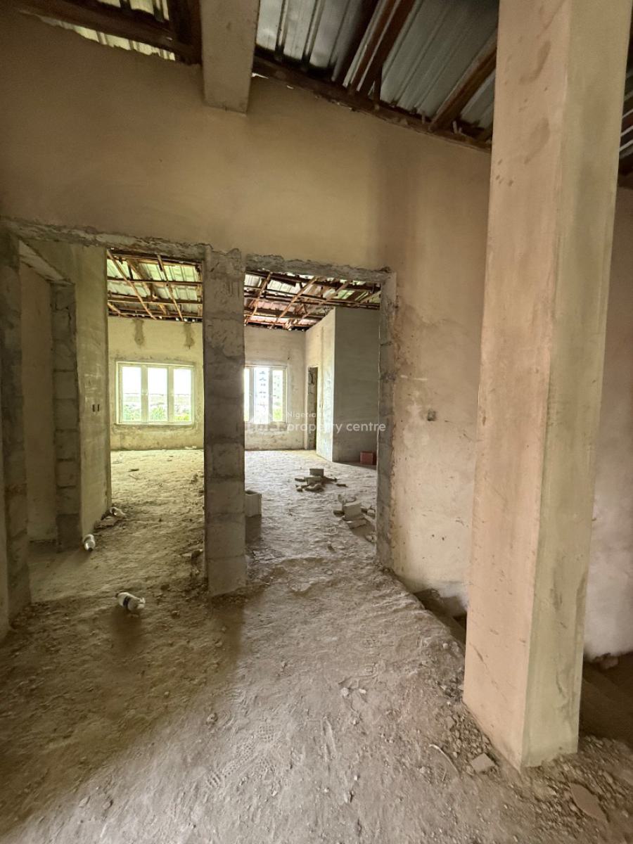 4 Bedroom N Bq Semidetached Carcass, Dupe Oguntade Street/ilasan, Ikate, Lekki, Lagos, Semi-detached Duplex for Sale