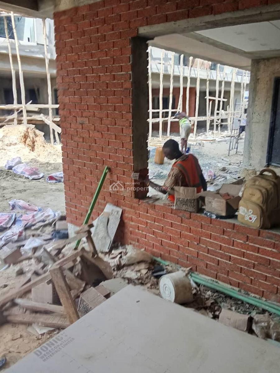 3-bedroom Terrace with Bq, Hitech Road, Behind Lagos Business School., Ajiwe, Ajah, Lagos, Terraced Duplex for Sale