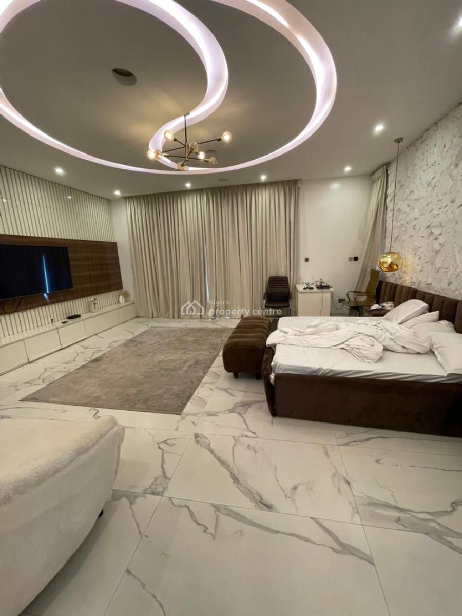 5 Bedrooms Fully Detached Duplex with Bq, Agungi, Lekki, Lagos, Detached Duplex for Rent