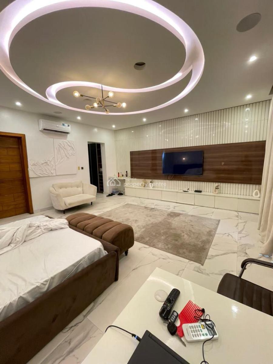 5 Bedrooms Fully Detached Duplex with Bq, Agungi, Lekki, Lagos, Detached Duplex for Rent