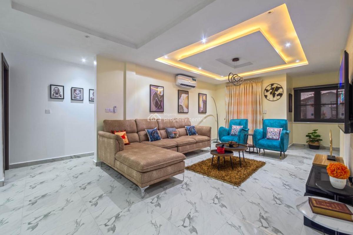 Luxury Unfurnished 2 Bedrooms Apartment, Osapa, Lekki, Lagos, Flat / Apartment for Rent