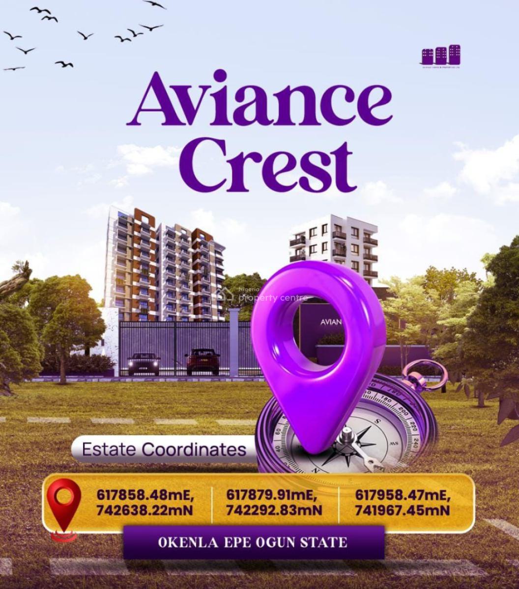 Verified Land with Free Documentation in Prime Location, Aviance Crest Estate in Okenla Epe with Good Road Network, Epe, Lagos, Residential Land for Sale