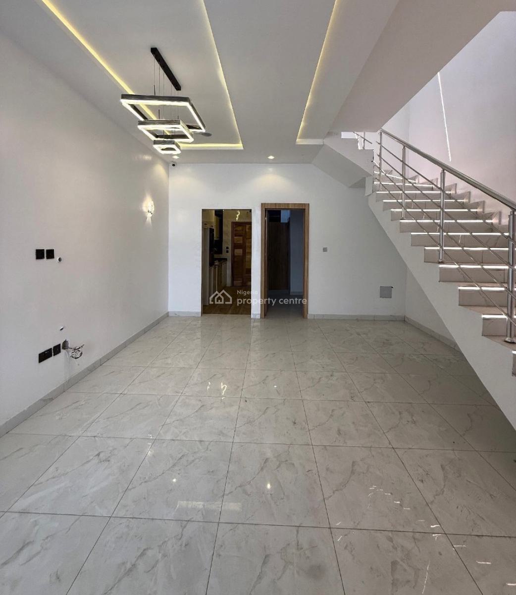 Lovely 4 Bedroom Terrace Duplex with Bq, Chevron, Lekki, Lagos, Terraced Duplex for Sale