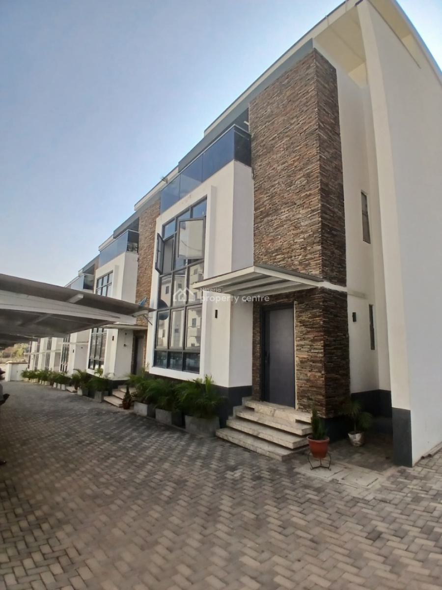 Exquisitely Furnished 5-bedroom Terrace Duplex with a Room Bq, Off Ceder Crest Road Gudu, Gudu, Abuja, Terraced Duplex for Rent