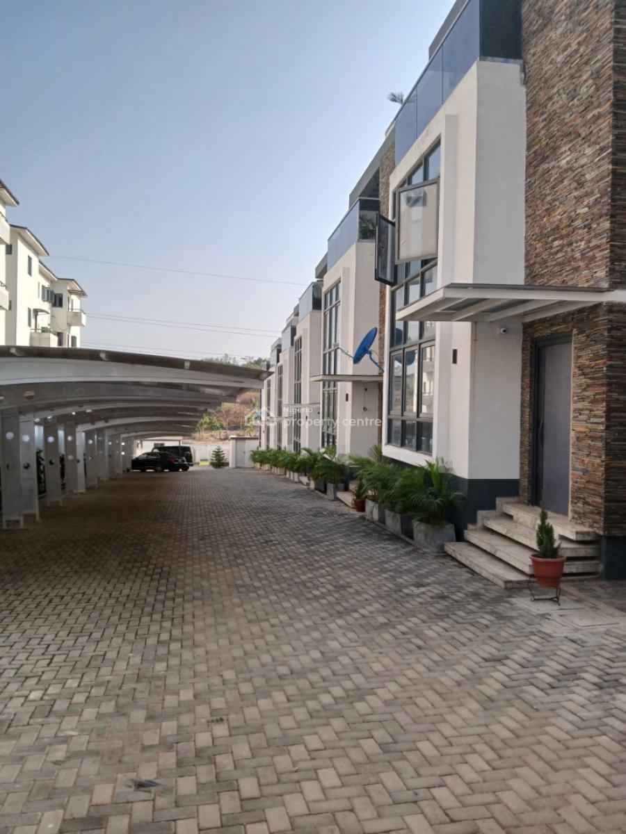 Exquisitely Furnished 5-bedroom Terrace Duplex with a Room Bq, Off Ceder Crest Road Gudu, Gudu, Abuja, Terraced Duplex for Rent