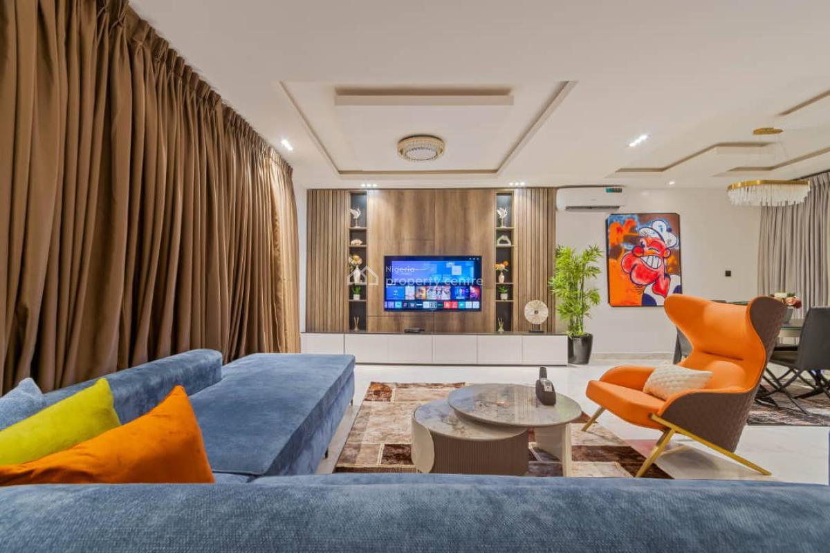 Luxury 3 Bedroom Fully Furnished Apartment with a Room Bq, Victoria Island (vi), Lagos, Flat / Apartment for Rent