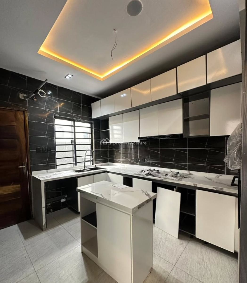 Top-notch Luxury Serviced 4 Bedroom Semi-detached House with a Room Bq, Orchid Hotel Road, Second Tollgate, Lekki, Lagos, Semi-detached Duplex for Sale