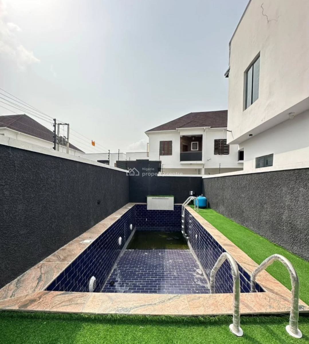 Top-notch Luxury Serviced 4 Bedroom Semi-detached House with a Room Bq, Orchid Hotel Road, Second Tollgate, Lekki, Lagos, Semi-detached Duplex for Sale