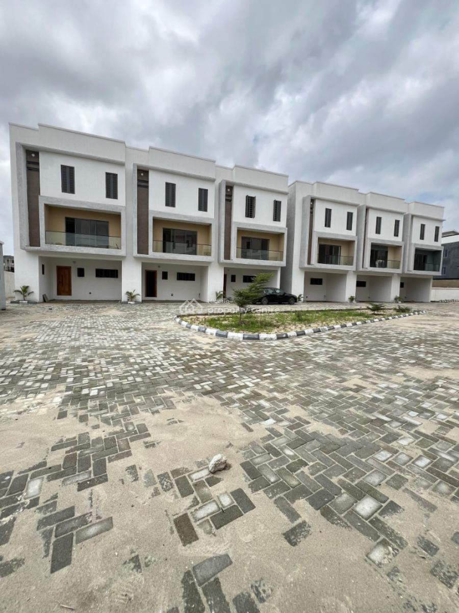 Contemporary 4 Bedroom Terraced Duplex with Bq in a Serene Environment, Contemporary 4 Bedroom Terraced Duplex with Bq in a Serene Environment, Ikate, Lekki, Lagos, Terraced Duplex for Sale