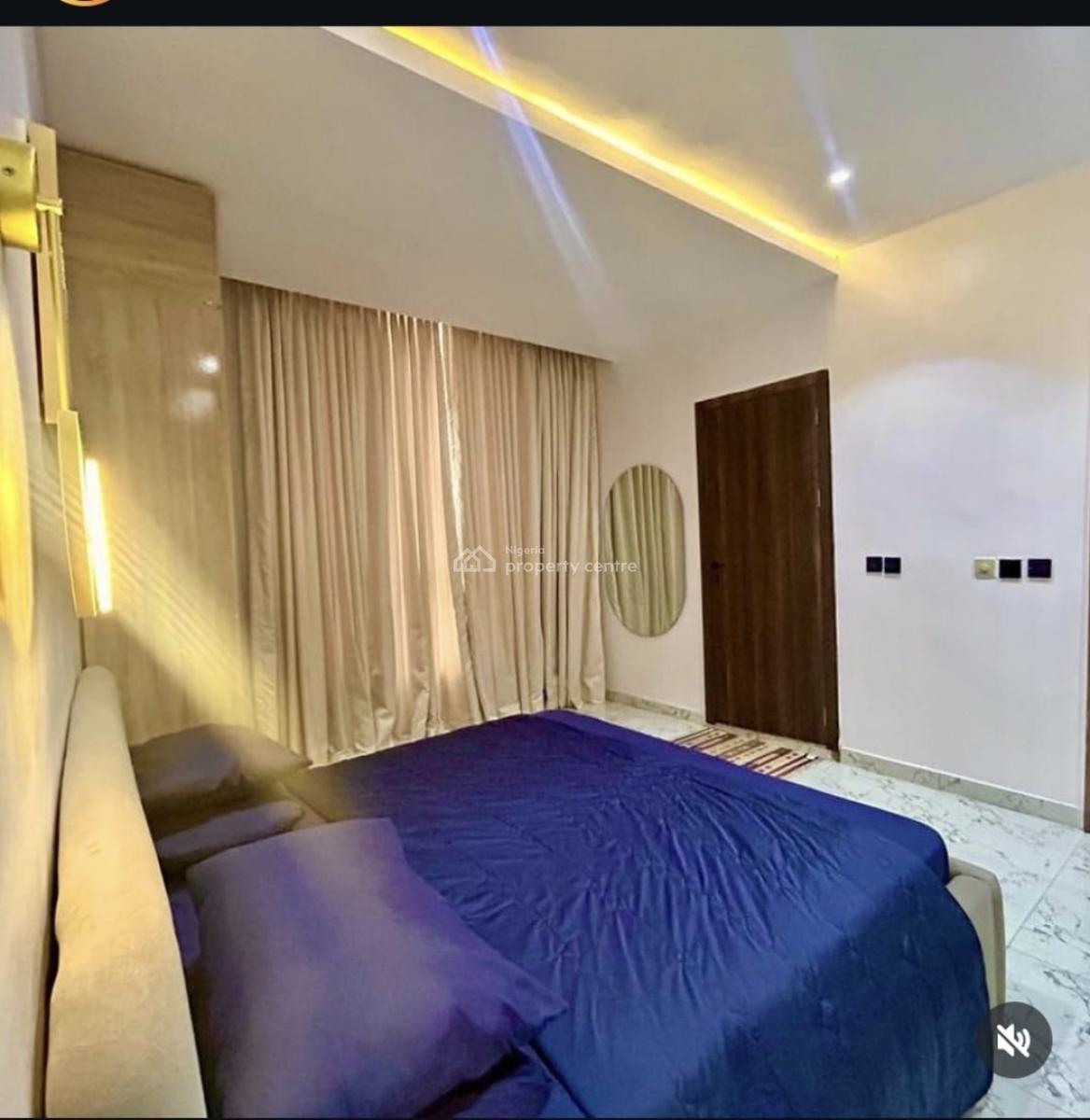 Service and Fully Furnished 2bedroom Apartment with Fitted Kitchenett, Chevron Drive, Lekki, Lagos, Flat / Apartment for Rent