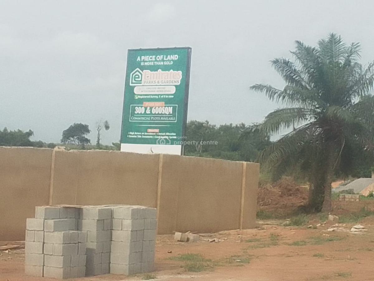 Buy and Build Land, Already Gated and Fenced, Emirates Parks & Gardens, Ewu-ode, Before The Interchange, Mowe Ofada, Ogun, Mixed-use Land for Sale