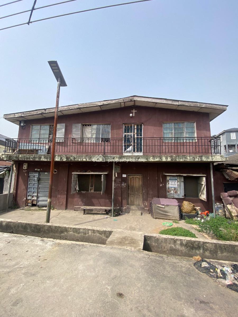 Property Is Dilapidated -- Strictly for Redevelopment Or Total Renovat, Off Cole Street, Surulere, Lagos, Block of Flats for Sale