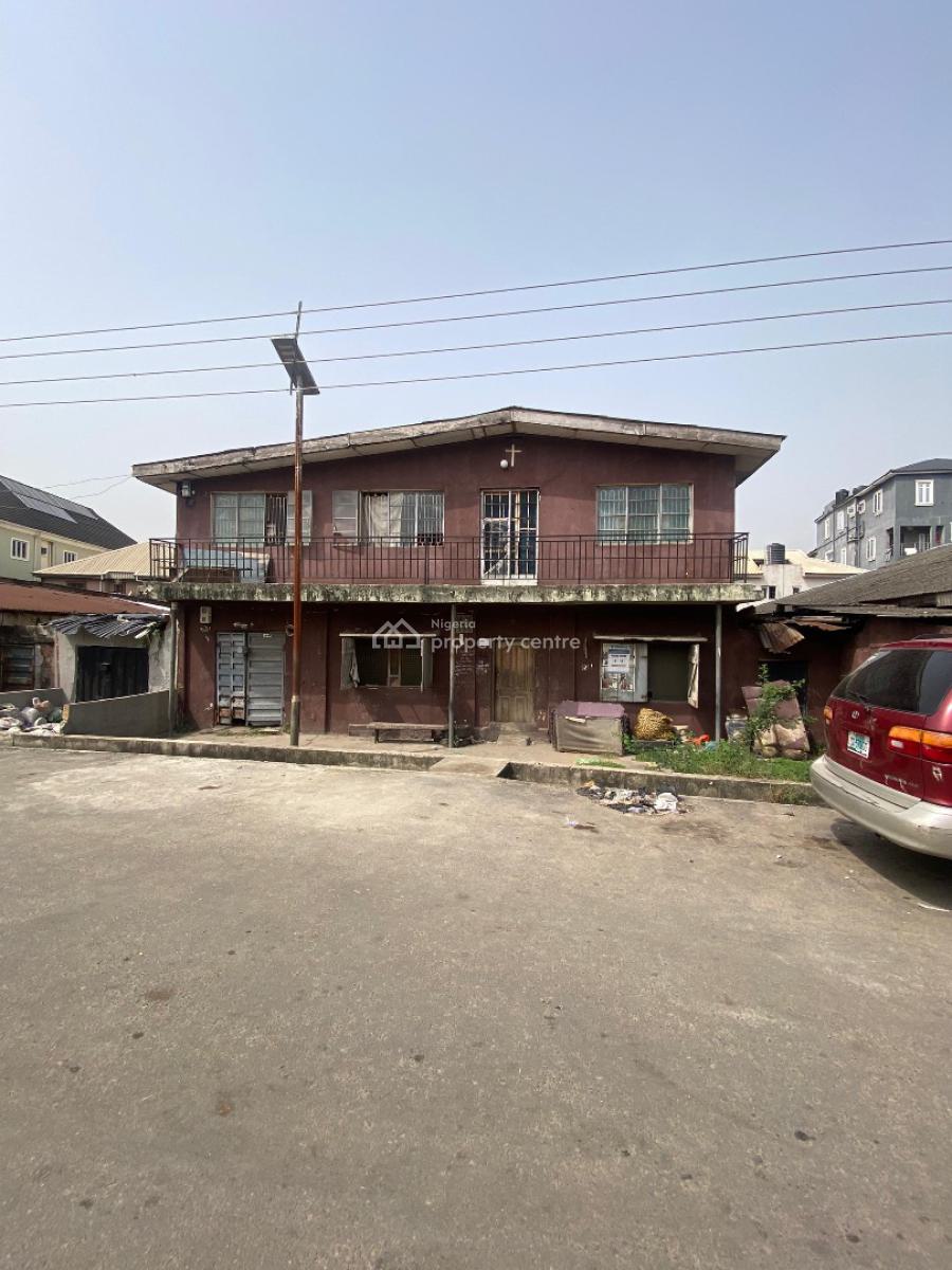 Property Is Dilapidated -- Strictly for Redevelopment Or Total Renovat, Off Cole Street, Surulere, Lagos, Block of Flats for Sale