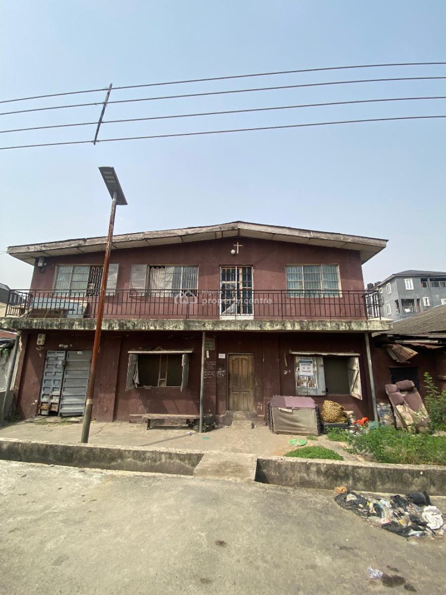 Property Is Dilapidated -- Strictly for Redevelopment Or Total Renovat, Off Cole Street, Surulere, Lagos, Block of Flats for Sale