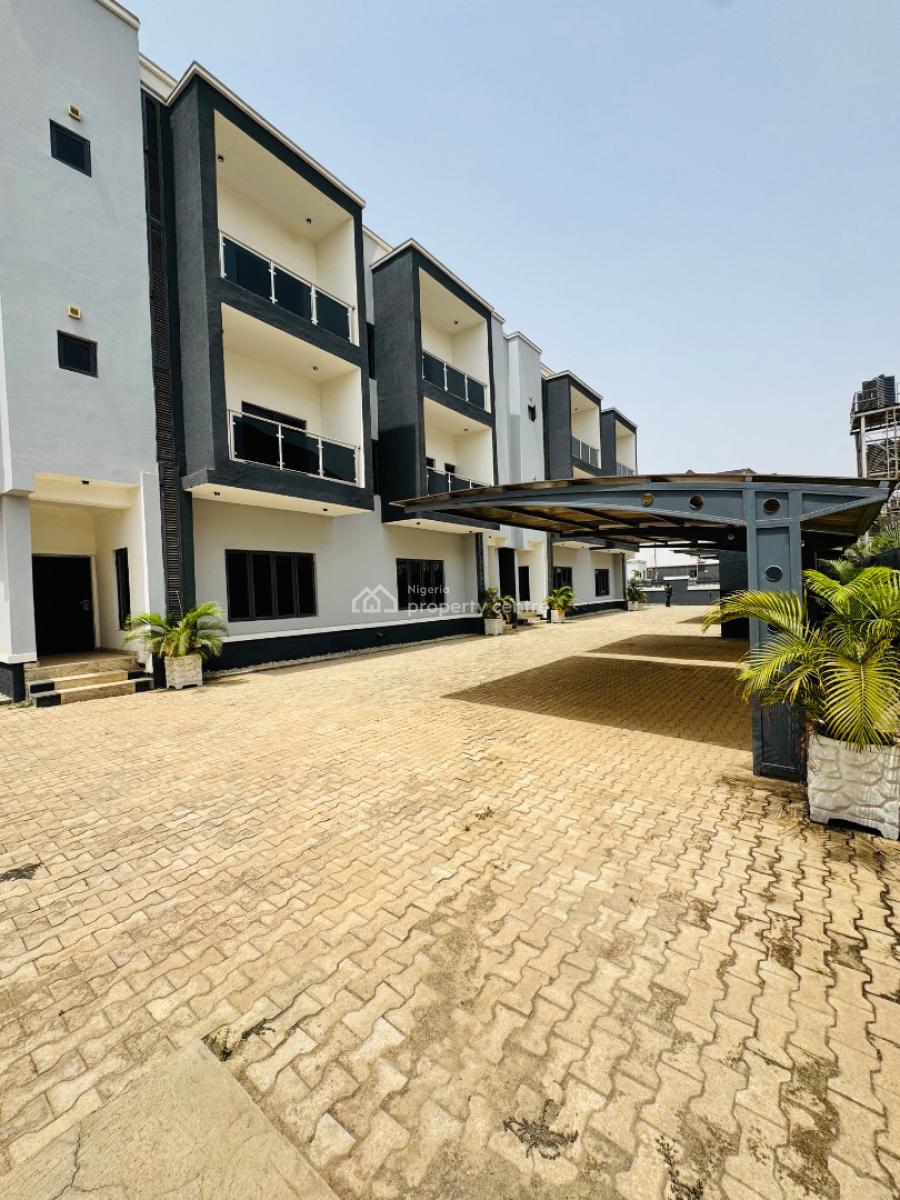 Newly Completed & Well Built 4 Bedroom Terraces with Bq, Gilmore Yard, Jahi, Abuja, Terraced Duplex for Sale