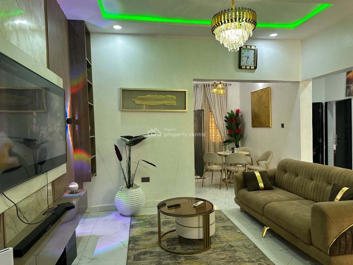 a Sweet Fully Furnished 2 Bedroom Flat, Main Wuye, Wuye, Abuja, Flat / Apartment for Rent