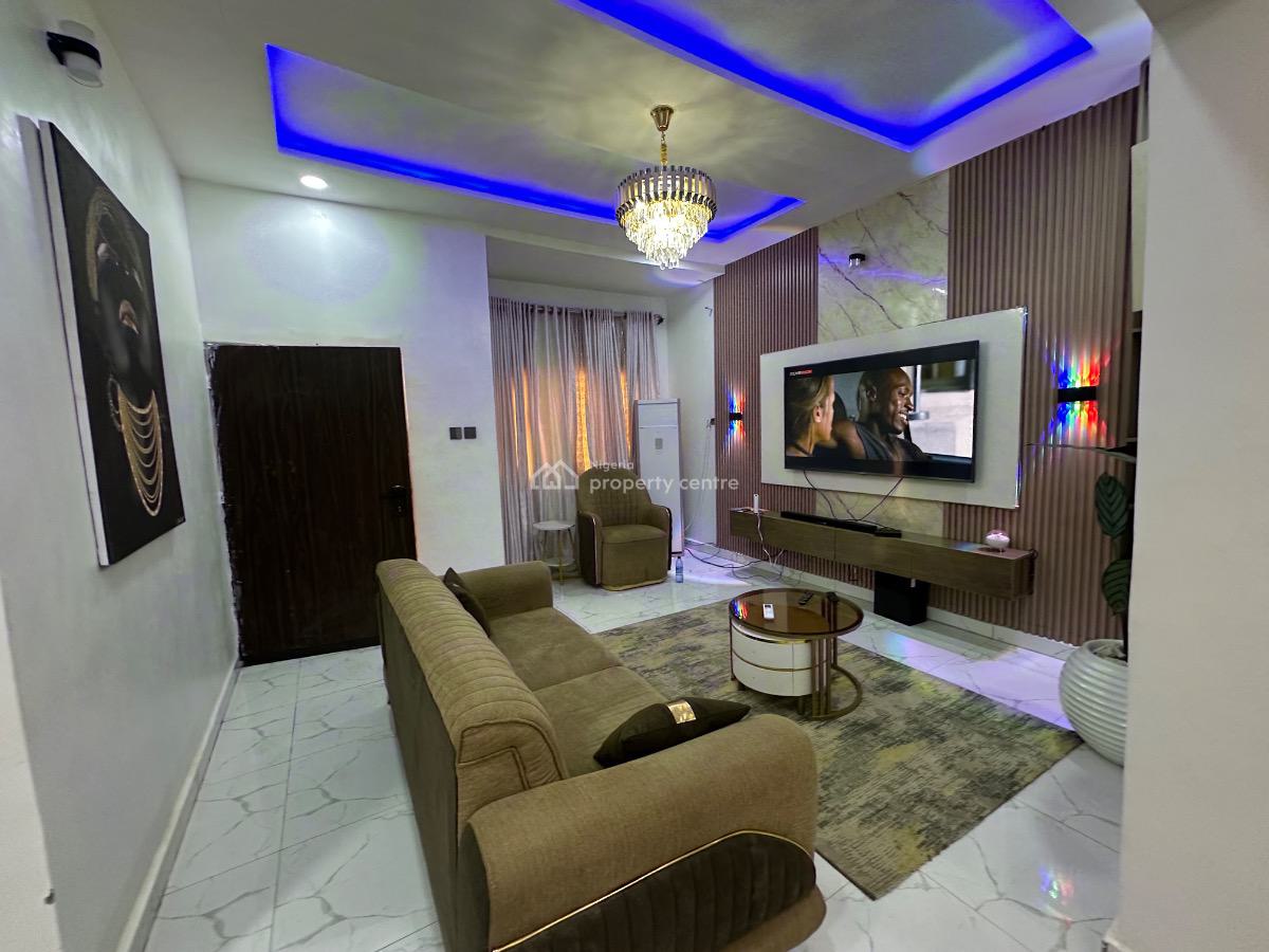 a Sweet Fully Furnished 2 Bedroom Flat, Main Wuye, Wuye, Abuja, Flat / Apartment for Rent