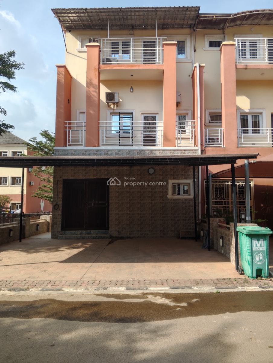 a Fine 4 Bedroom Terrace Duplex Without Bq, Shell Cooopeast Estate,near Mobil Fillingstation, Gaduwa, Abuja, Terraced Duplex for Sale