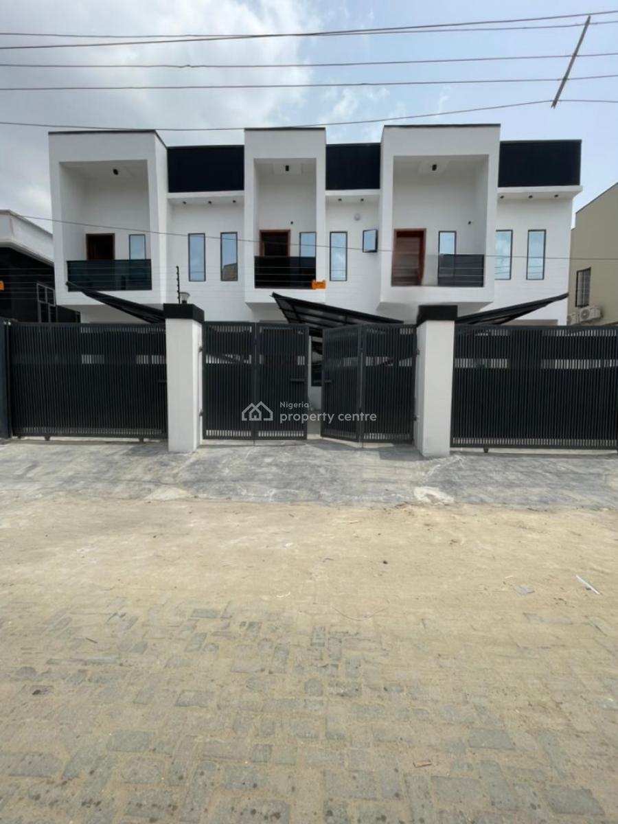 Luxury Newly Built 4bedroom Self-compound Terrace Duplex, Sangotedo, Ajah, Lagos, Terraced Duplex for Sale