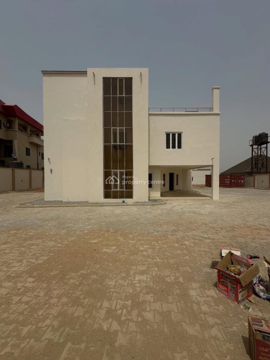Spacious 6 Bedroom Detached Duplex on 2455sqm with 2 Rooms Bq, Wuye, Abuja, Detached Duplex for Sale