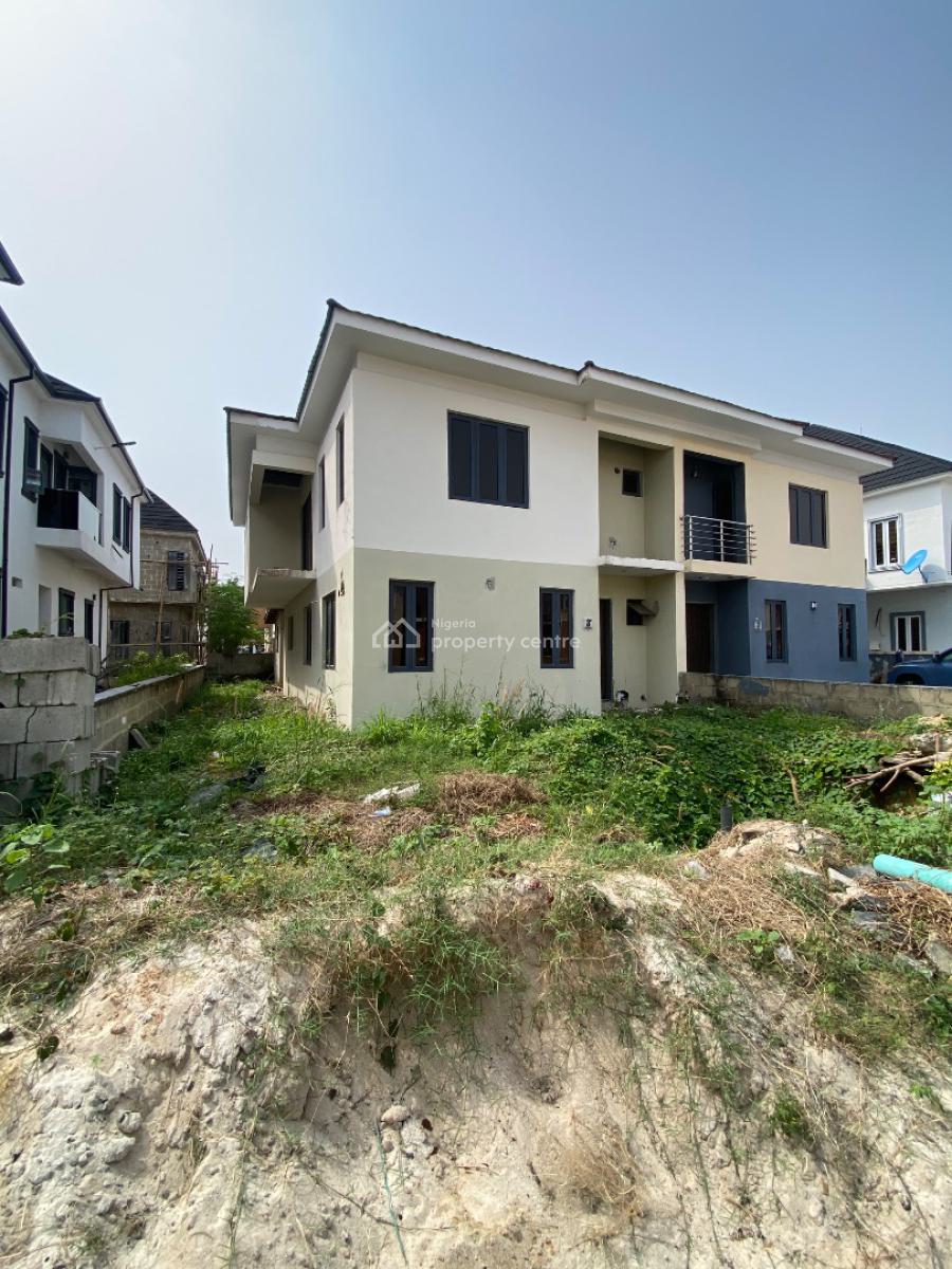 4 Bedroom Cacas Comes with Bq, Saphire Private Garden Estate, Awoyaya, Ibeju Lekki, Lagos, Semi-detached Duplex for Sale