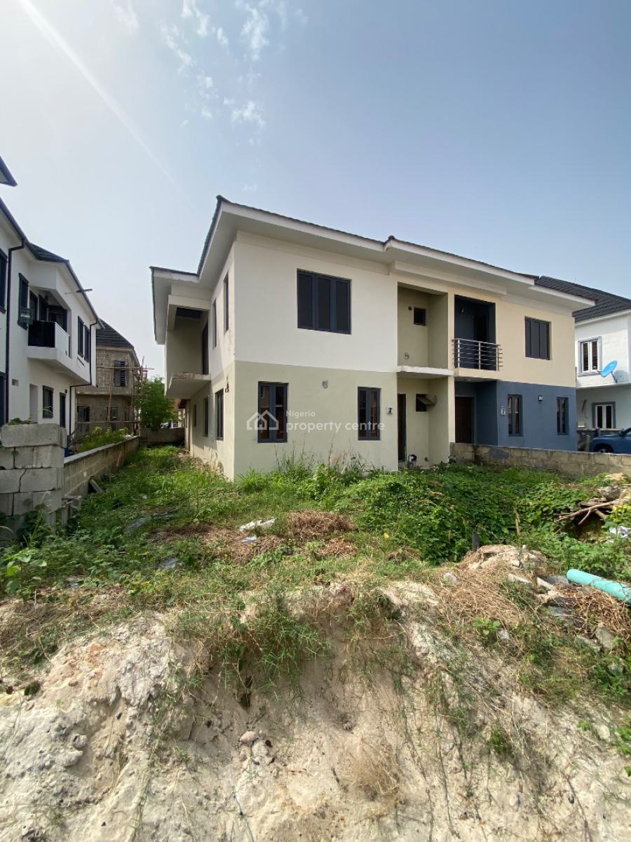 4 Bedroom Cacas Comes with Bq, Saphire Private Garden Estate, Awoyaya, Ibeju Lekki, Lagos, Semi-detached Duplex for Sale