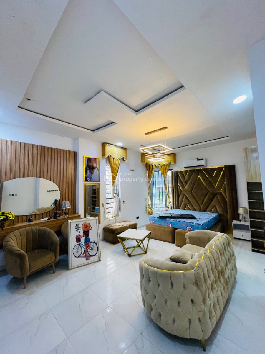 Master Bedroom Available  Fully Furnished with Smart Tv and Furnitures, Lekki County, Ikota, Lekki, Lagos, Self Contain (single Rooms) for Rent