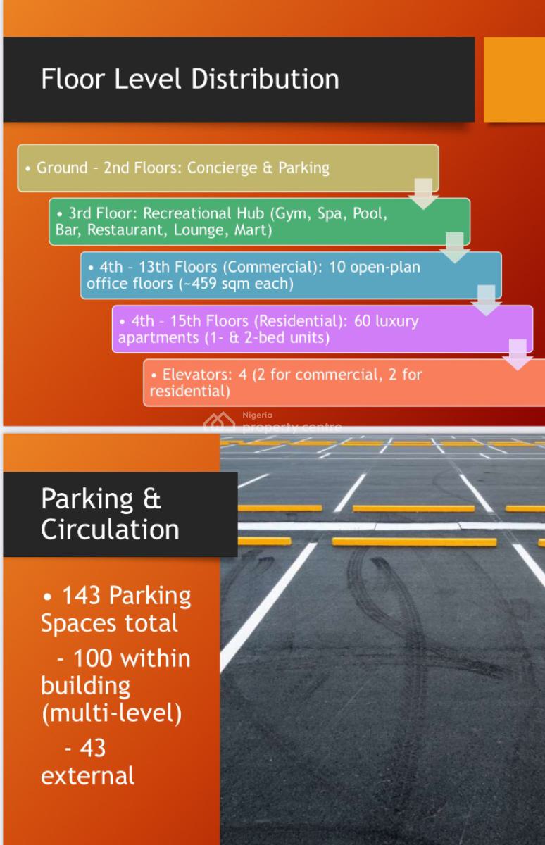 Luxury 2 Bedroom High Rise Apartments, Ozumba Mbadiwe Opposite Ecobank Hq, Victoria Island (vi), Lagos, Block of Flats for Sale