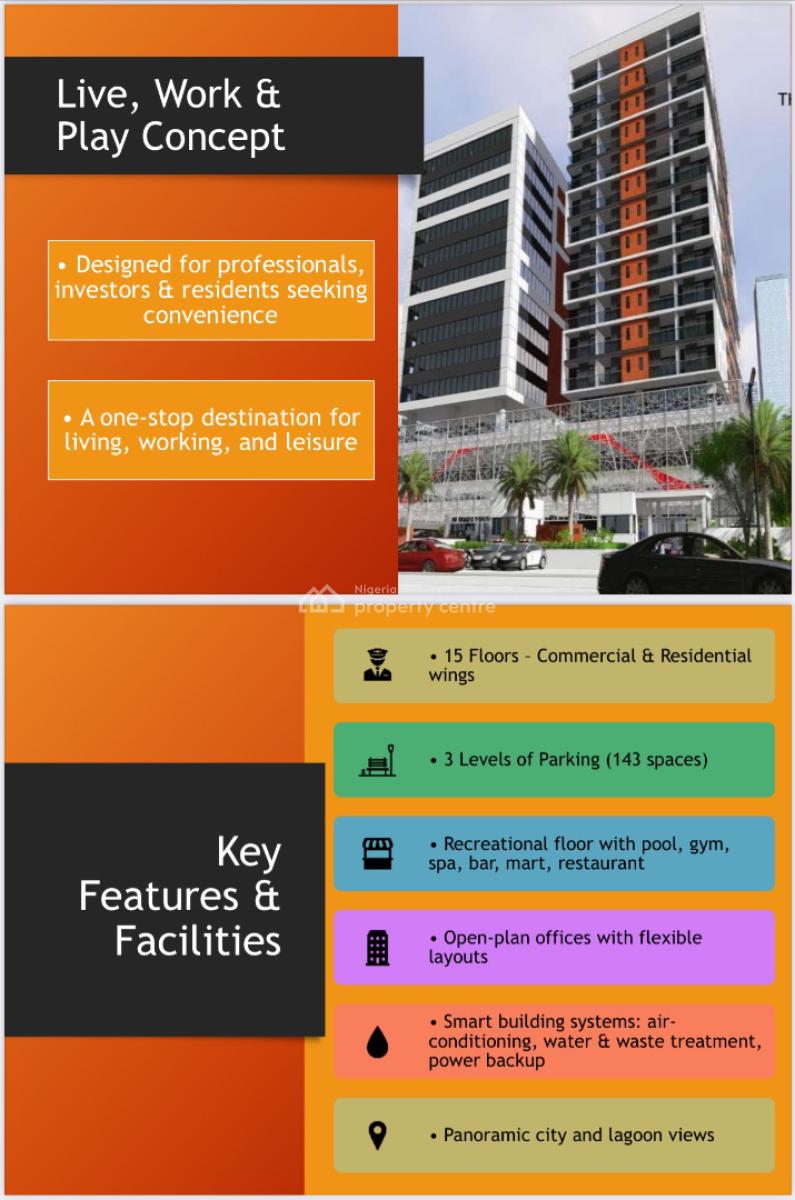 Luxury 2 Bedroom High Rise Apartments, Ozumba Mbadiwe Opposite Ecobank Hq, Victoria Island (vi), Lagos, Block of Flats for Sale