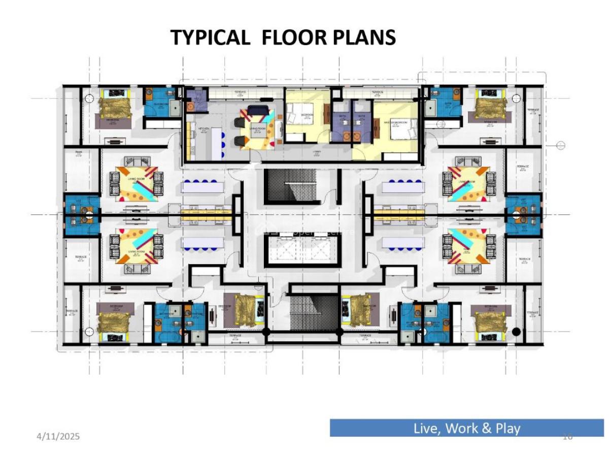 Luxury 1 Bedroom Apartments in a High Rise, Ozumba Mbadiwe Opposite Eco Bank Hq, Victoria Island (vi), Lagos, Block of Flats for Sale