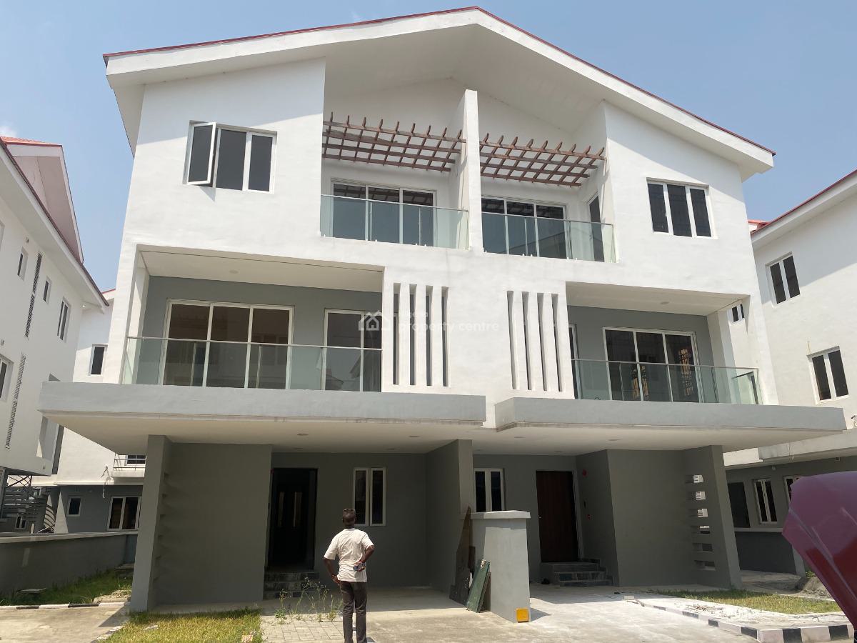 4 Bedroom Semi-detached Duplex, Twin Lake Estate, Chevron, Lekki, Lagos, Lekki, Lagos, Semi-detached Duplex for Rent