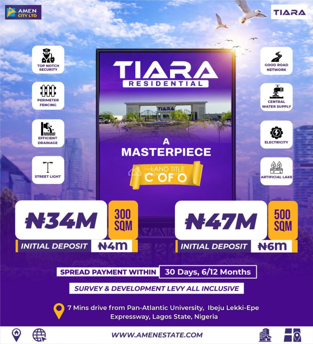 Land with C of O at Tiara  2.0 Estate By Amen, Ibeju-lekki Lagos, Ibeju Lekki, Lagos, Residential Land for Sale