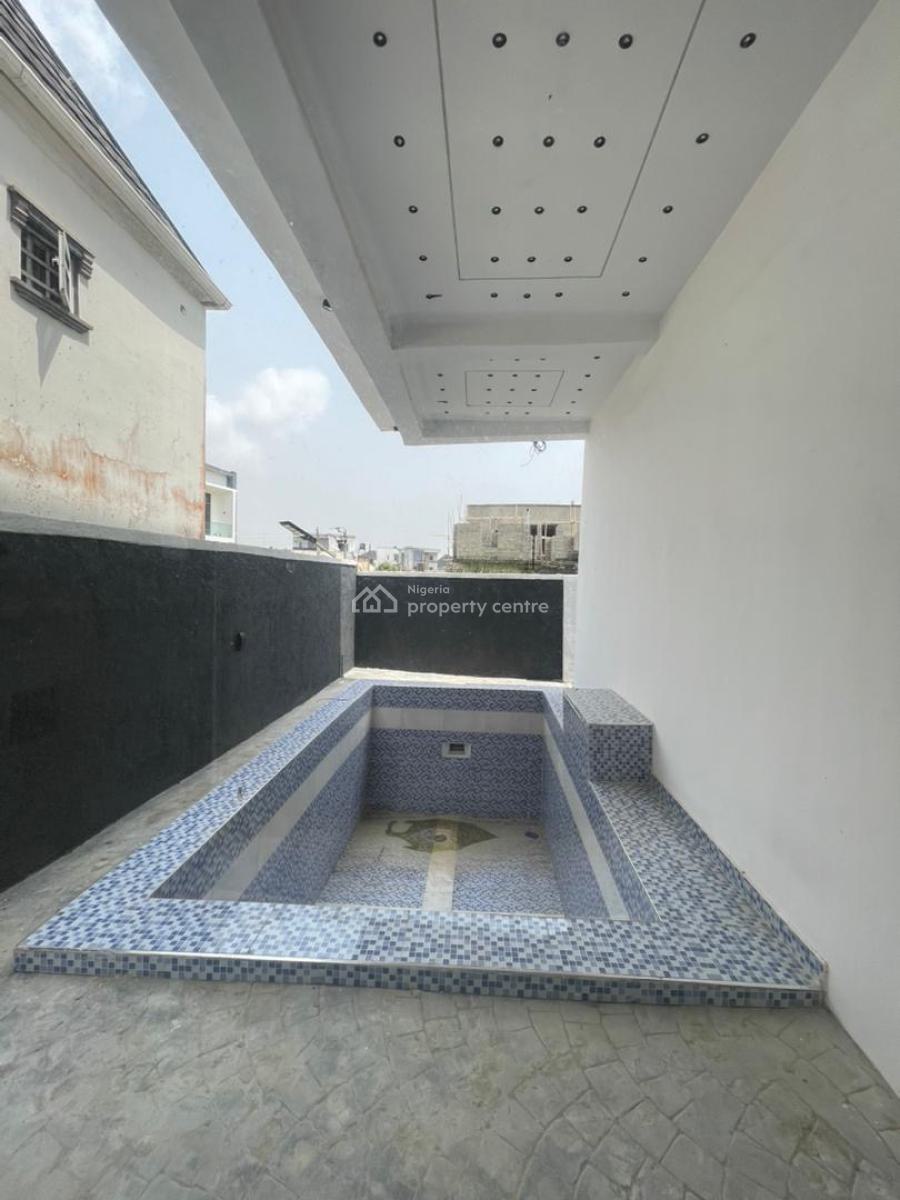 Opulent Newly Built 5 Bedroom Fully  Detached Duplex with Bq and Pool, Sangotedo, Ajah, Lagos, Detached Duplex for Sale