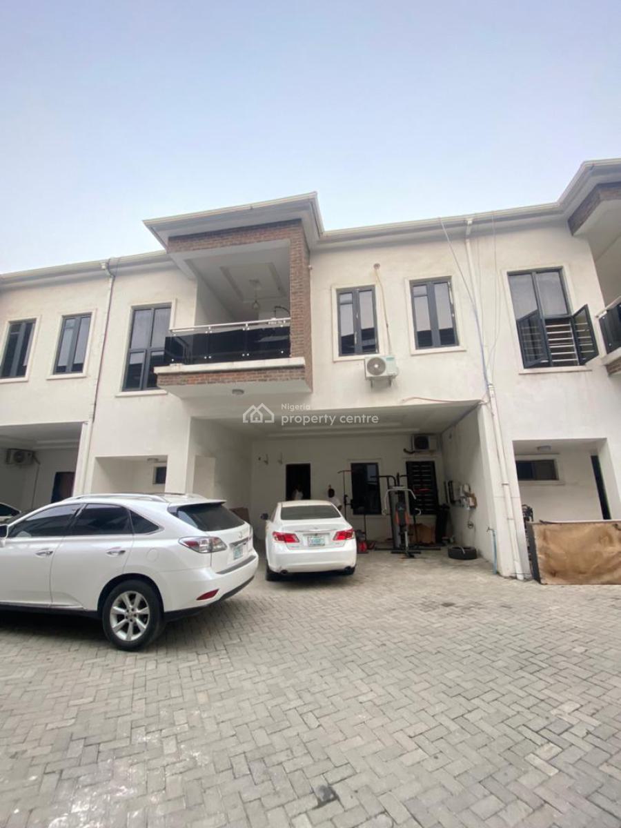 Distress Well-priced 4-bedroom Terrace Duplex with Bq in Secure Estate, Orchid Road, Lekki, Lagos, Terraced Duplex for Sale