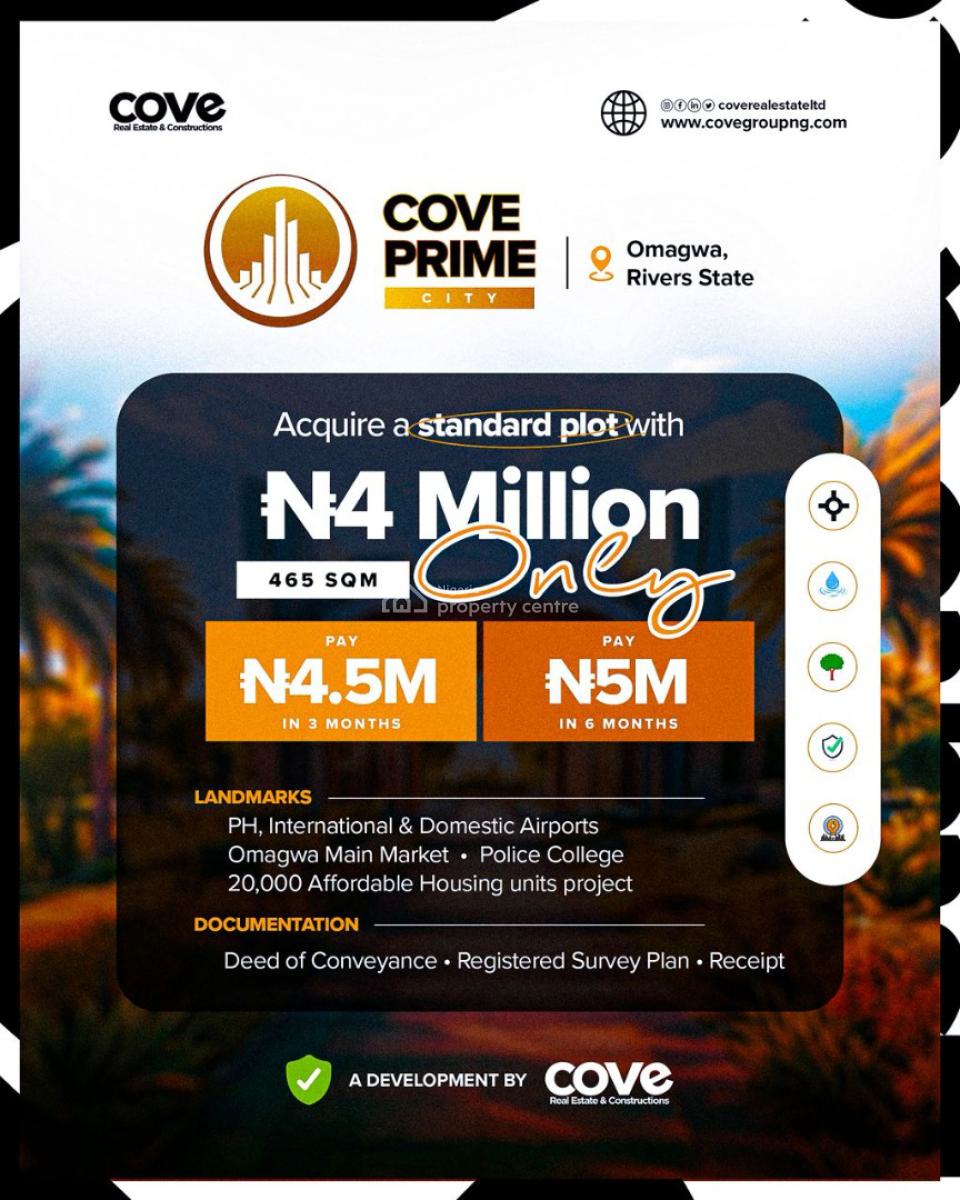 Premium Land, Omagwa, Port Harcourt, Rivers, Residential Land for Sale