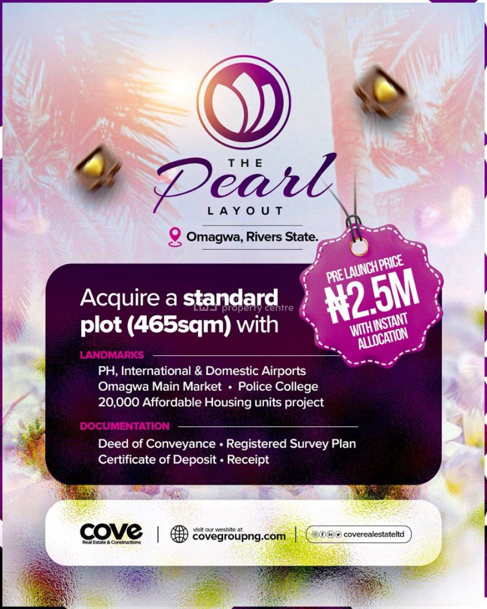 Premium Land with Instant Allocation, Omagwa, Port Harcourt, Rivers, Residential Land for Sale