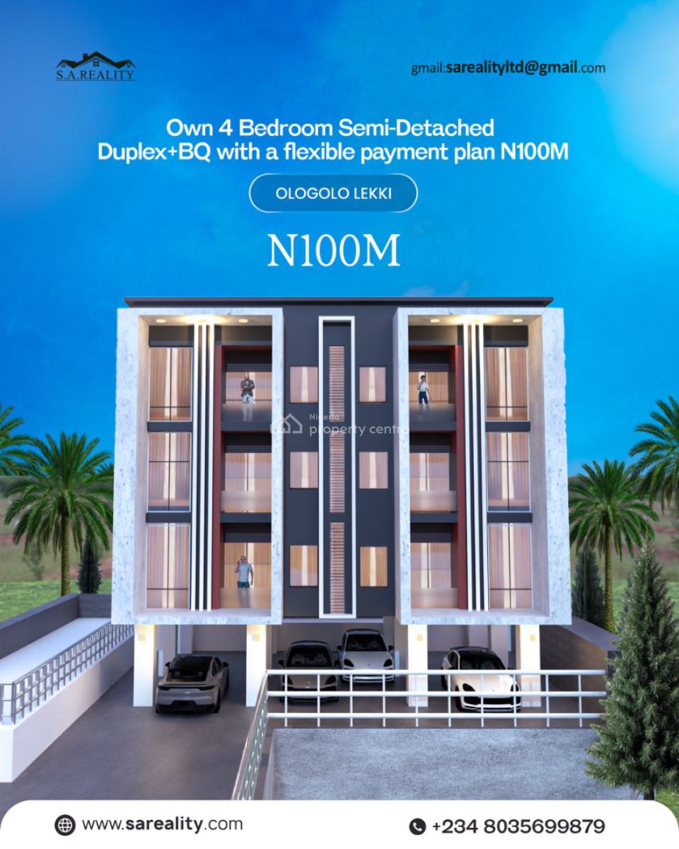 Luxury 2 Bedroom Apartment, Ologolo, Lekki, Lagos, Flat / Apartment for Sale