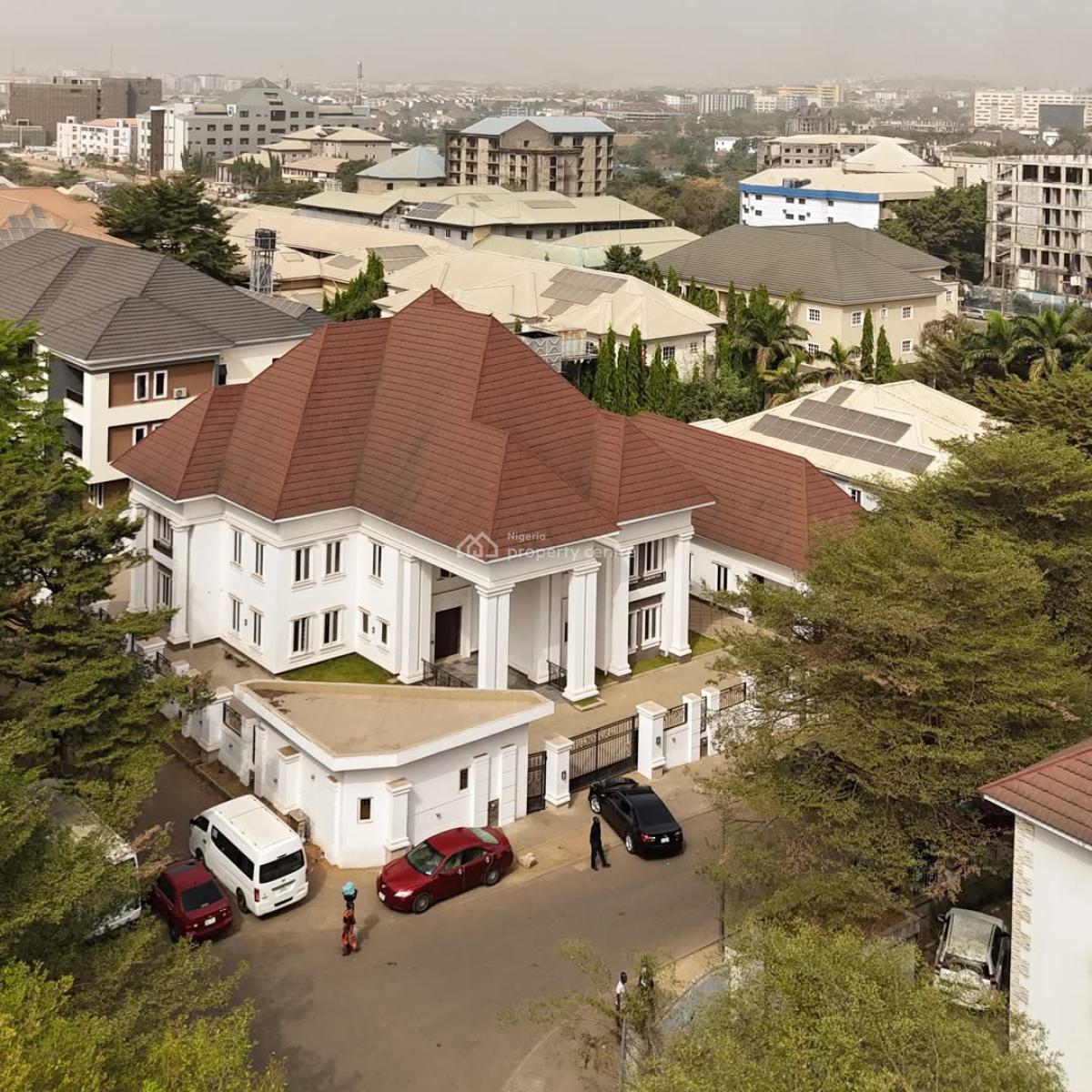 7 Bedroom Detached Home on 1500sqm with a 2 Bedroom Guest Chalet & 3bq, Jabi, Abuja, Detached Duplex for Sale