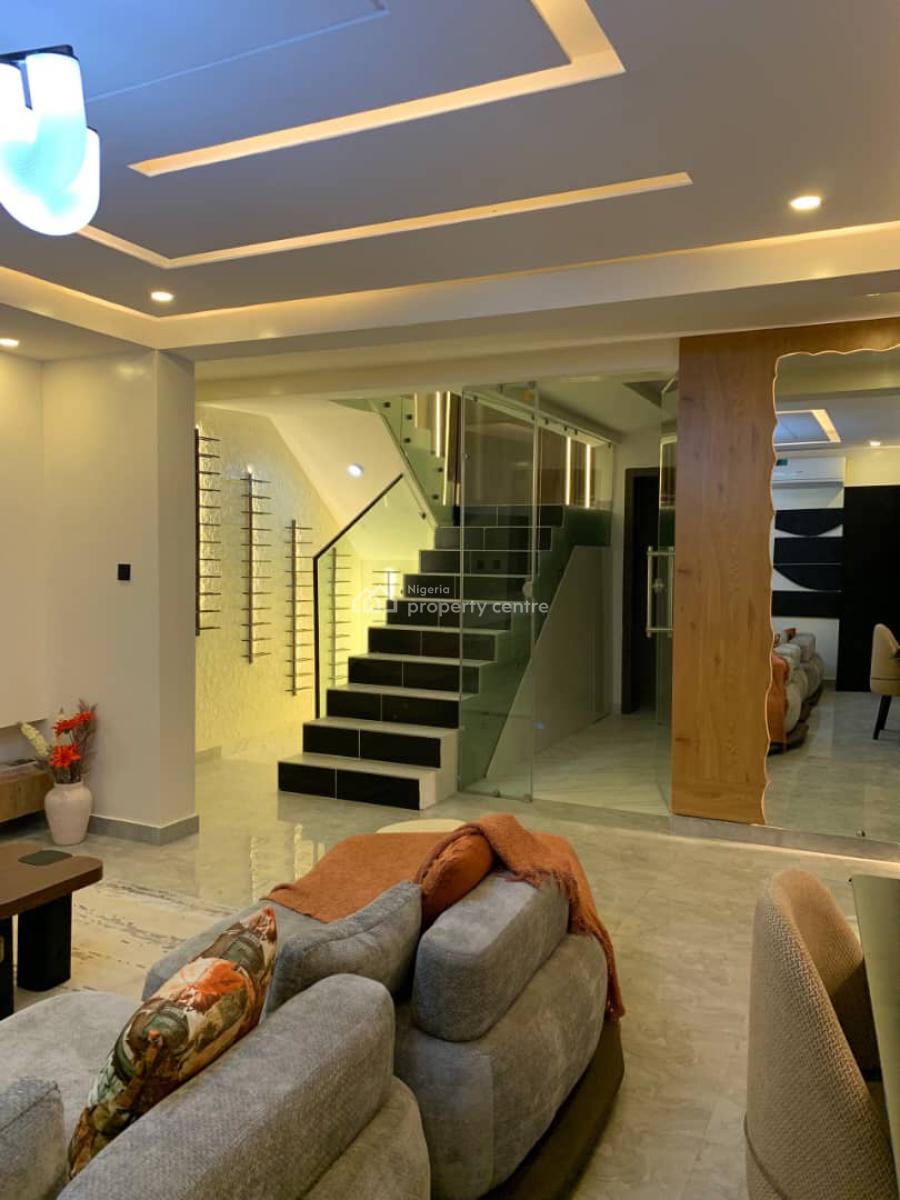 Aesthetically Furnished 4 Bedroom Terrace with Swimming Pool,gym & Ps5, Abira Court, Ikate Elegushi, Lekki, Lagos, Flat / Apartment Short Let