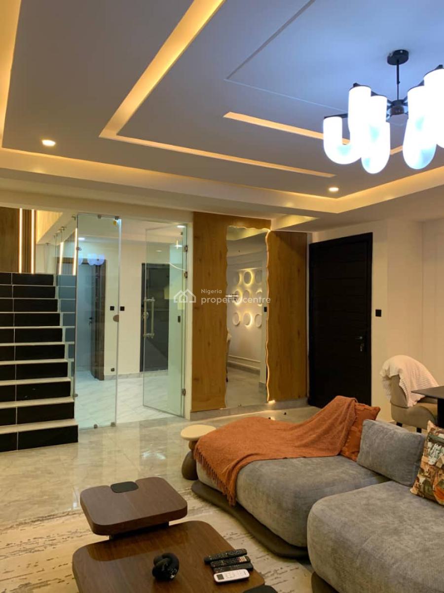 Aesthetically Furnished 4 Bedroom Terrace with Swimming Pool,gym & Ps5, Abira Court, Ikate Elegushi, Lekki, Lagos, Flat / Apartment Short Let