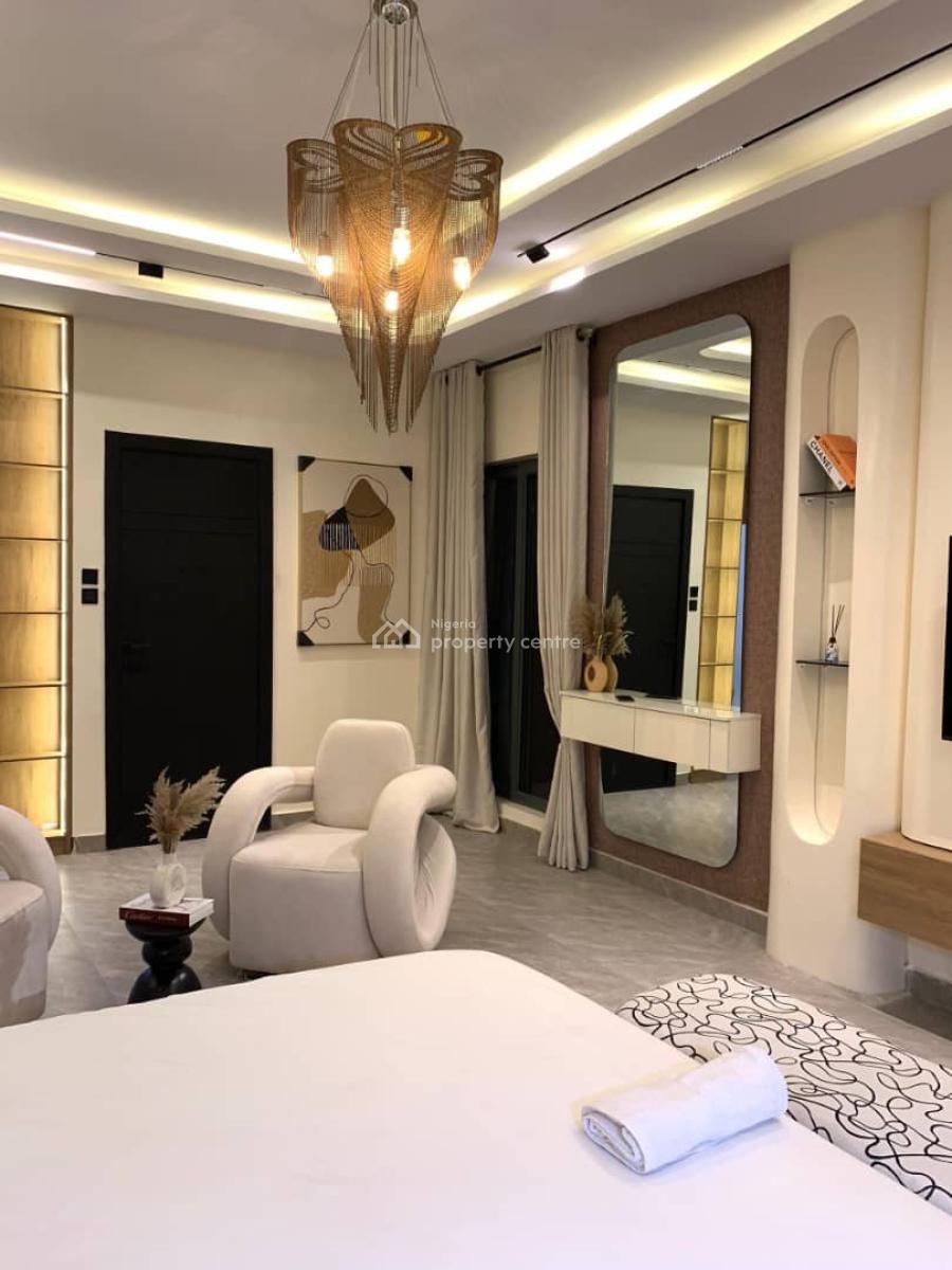 Aesthetically Furnished 4 Bedroom Terrace with Swimming Pool,gym & Ps5, Abira Court, Ikate Elegushi, Lekki, Lagos, Flat / Apartment Short Let