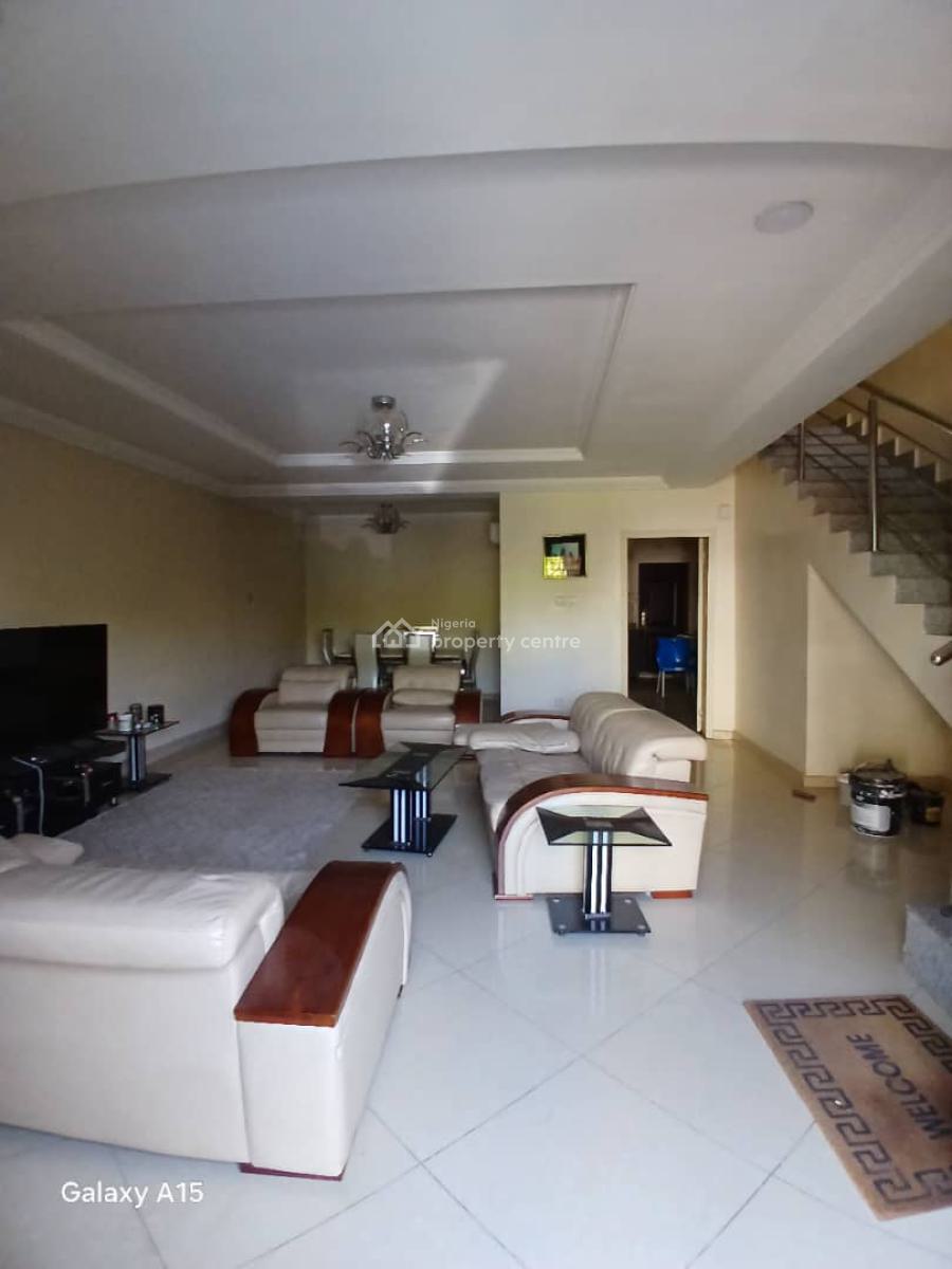 a Fully Furnished & Serviced 4-bedroom Terrace Duplex + 1 Bq., Apo-gudu District By Ceadercrest Hospital., Apo, Abuja, Terraced Duplex for Rent
