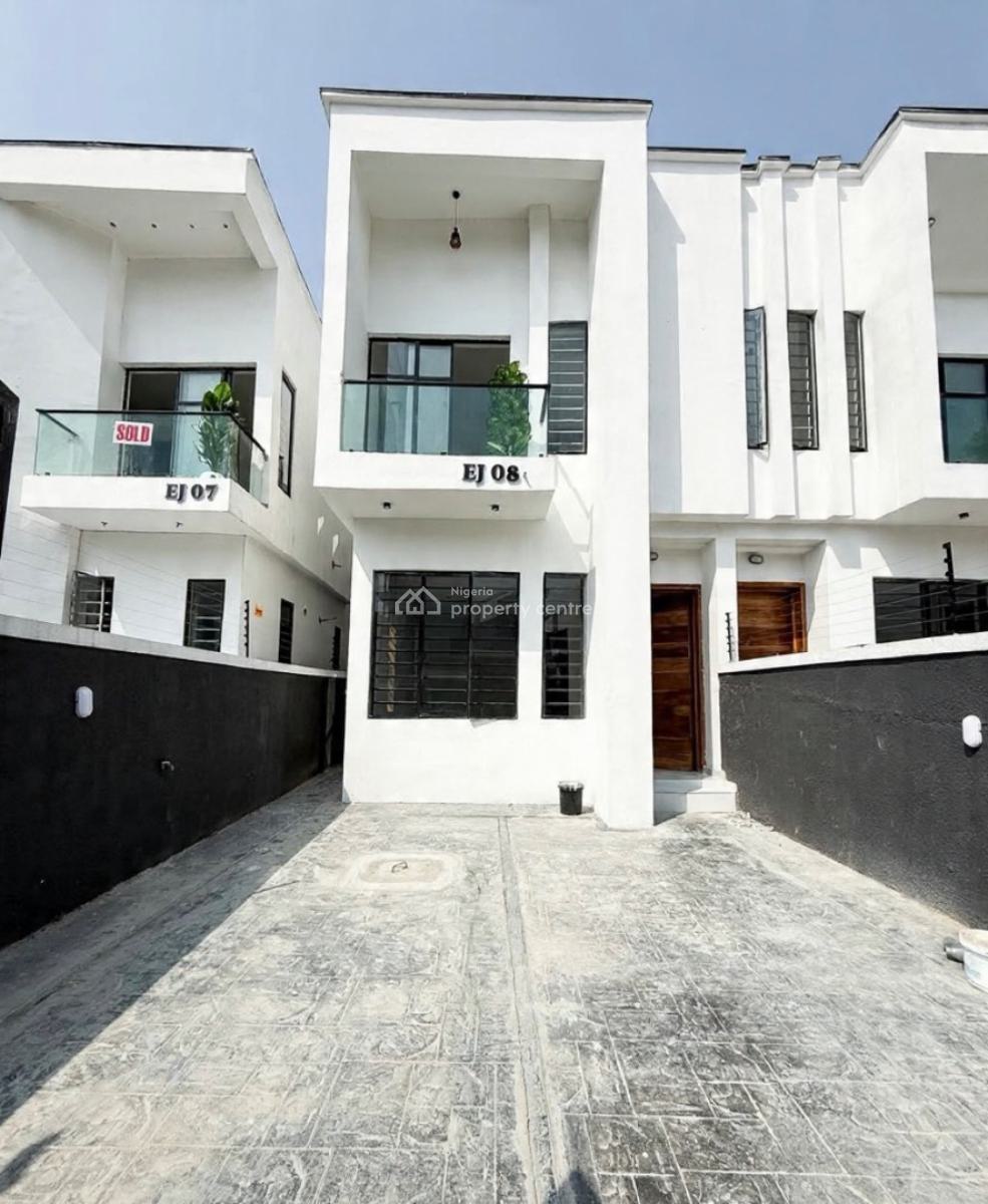 Lovely 4 Bedroom Semi Detached Duplex with Bq, Ikota, Lekki, Lagos, Semi-detached Duplex for Sale
