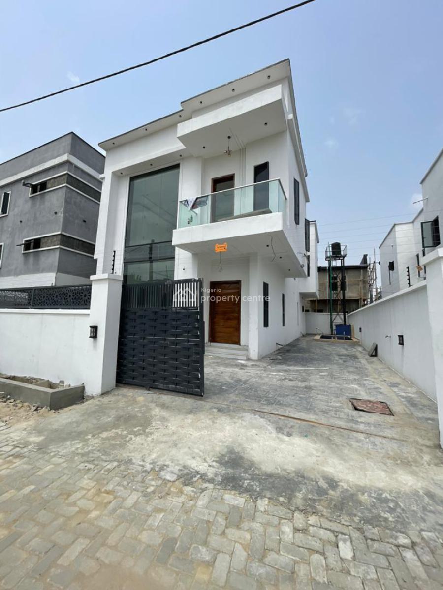 Topnotch Finished Spacious 4 Bedroom Duplex with Bq & Swimming Pool, Ajah, Lagos, Detached Duplex for Sale