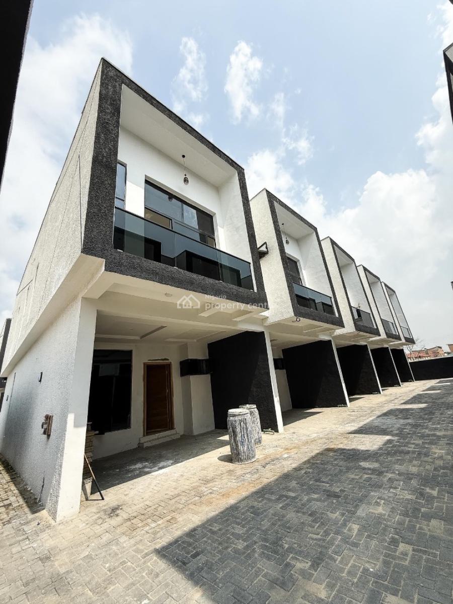Lovely 4 Bedroom Terrace Duplex with Bq, Ikota, Lekki, Lagos, Terraced Duplex for Sale