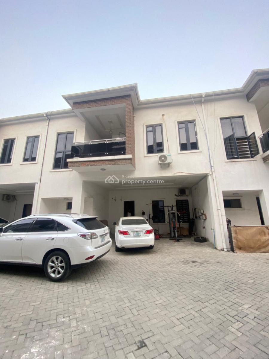 Distress 4 Bedroom Terrace Duplex with Bq in a Serviced Estate, Orchid Road, Lekki, Lagos, Terraced Duplex for Sale