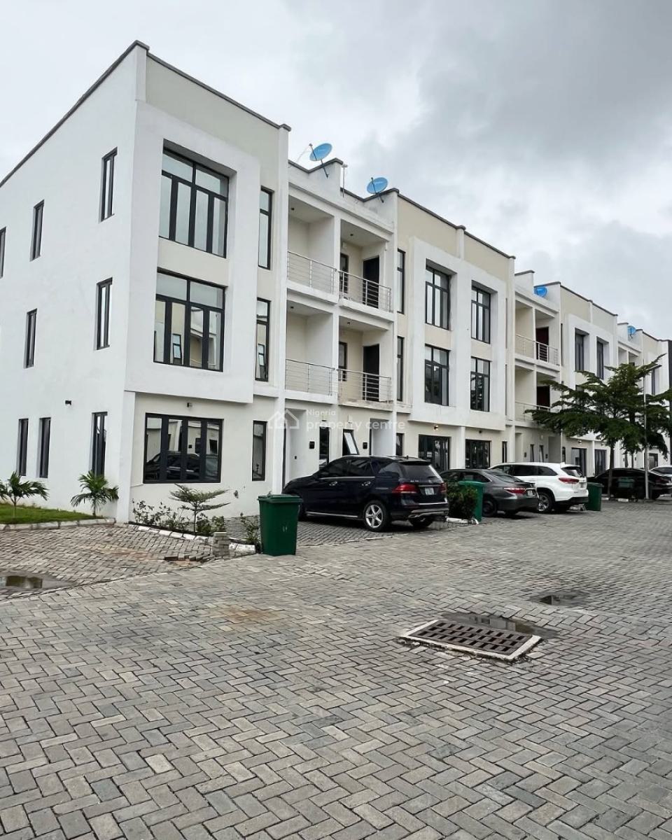 Beautifully Built 4 Bedroom Terrace Duplex with Bq, Osapa, Lekki, Lagos, Terraced Duplex for Rent