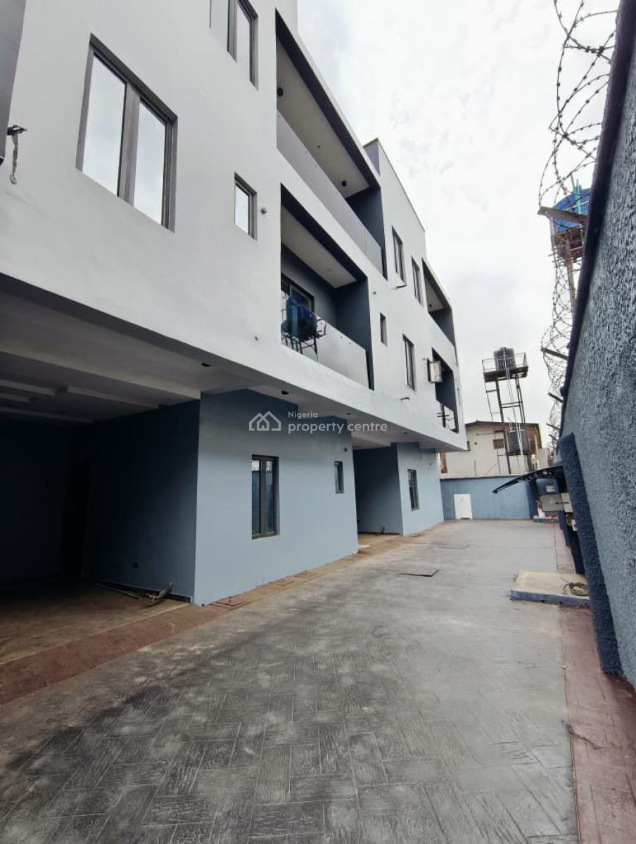 Contemporary Built 4 Bedroom Terraced Duplex Plus Bq in Secure Estate, Off Wemco Road, Ikeja, Lagos, Terraced Duplex for Sale