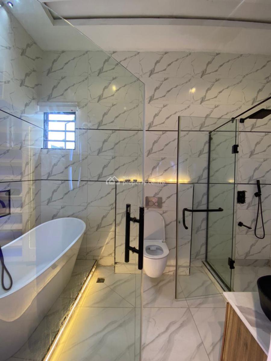 Smart 4 Bedroom Semi Detached Duplex with Inverter, Lekki Palm City Estate, Ajah, Lagos, Semi-detached Duplex for Rent